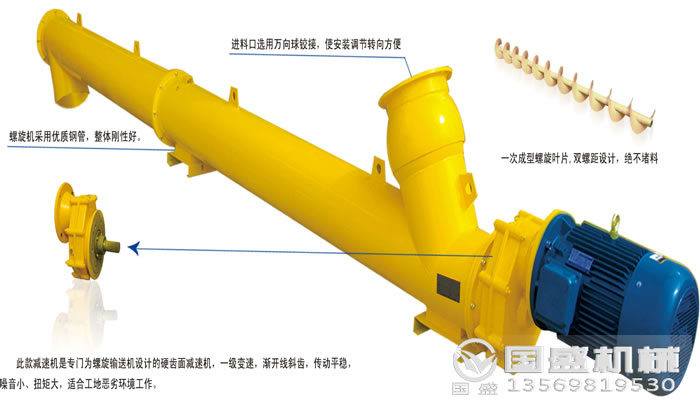 管式螺旋輸送機(jī)處理設(shè)備